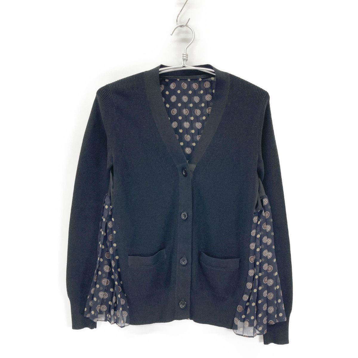 sacai サカイ 21-05588 切替 ﾆｯﾄｶｰﾃﾞｨｶﾞﾝ 表記なし