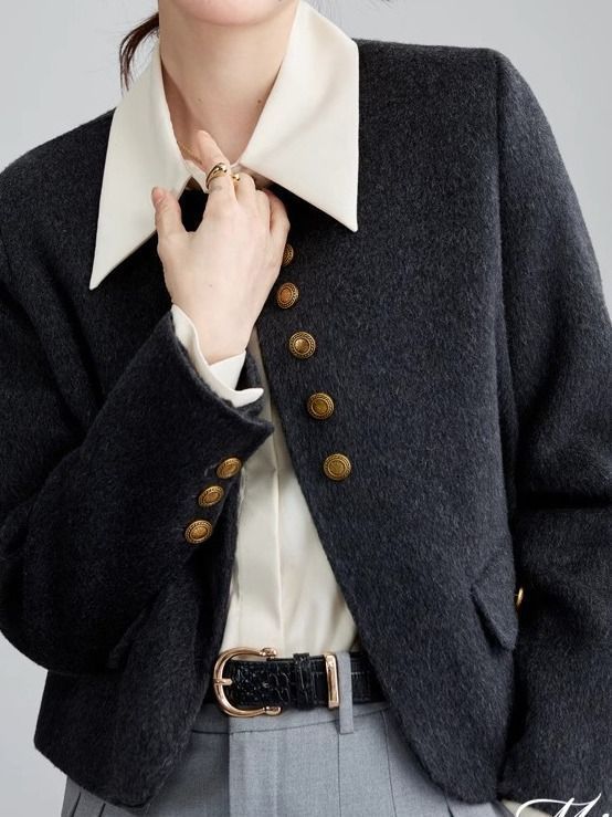 UNITED ARROWS ツイード メタルボタン カーディガン UNITED