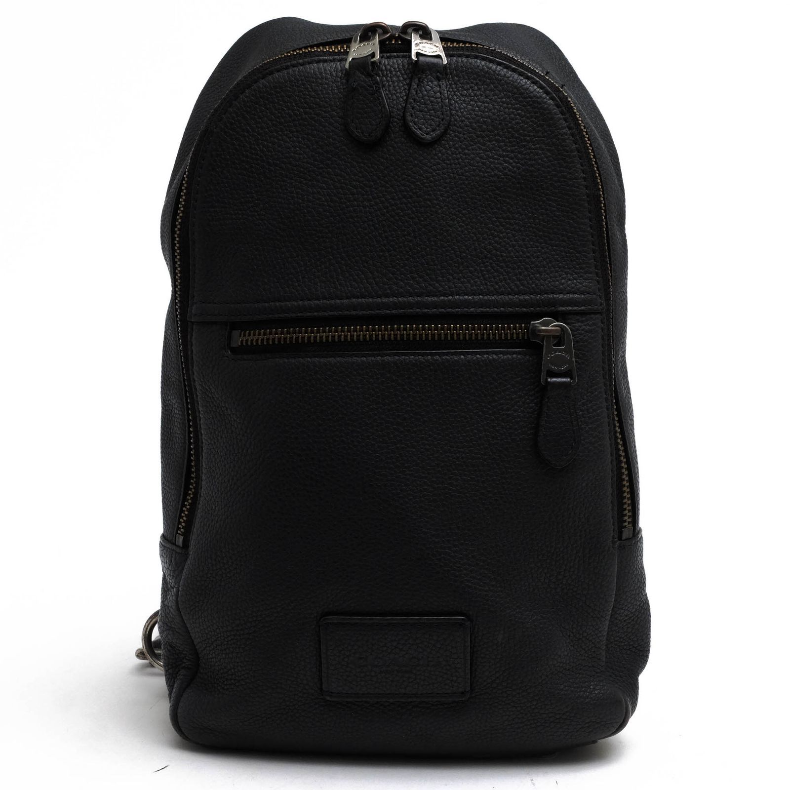 コーチ COACH バッグ ショルダーバッグ 鞄 メンズ 男性 男性用 レザー 革 本革 ネイビー 紺 F72321 Campus Pack キャンパス パック ボディバッグ シボ革 シュリンクレザー