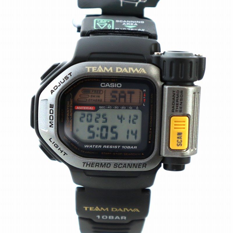 カシオ CASIO プロ トレック PRO TREK タグ付き TEAM DAIWA 腕時計 