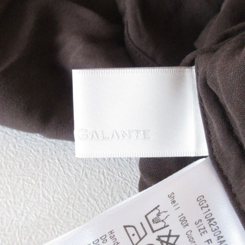 美品 24AW GALLARDAGALANTE ガリャルダガランテ キュプラ ボウタイ 長袖 シャツ ブラウス F ブラウン レディース 古着 中古 美品 24AW GALLARDAGALANTE ガリャルダガランテ キュプラ