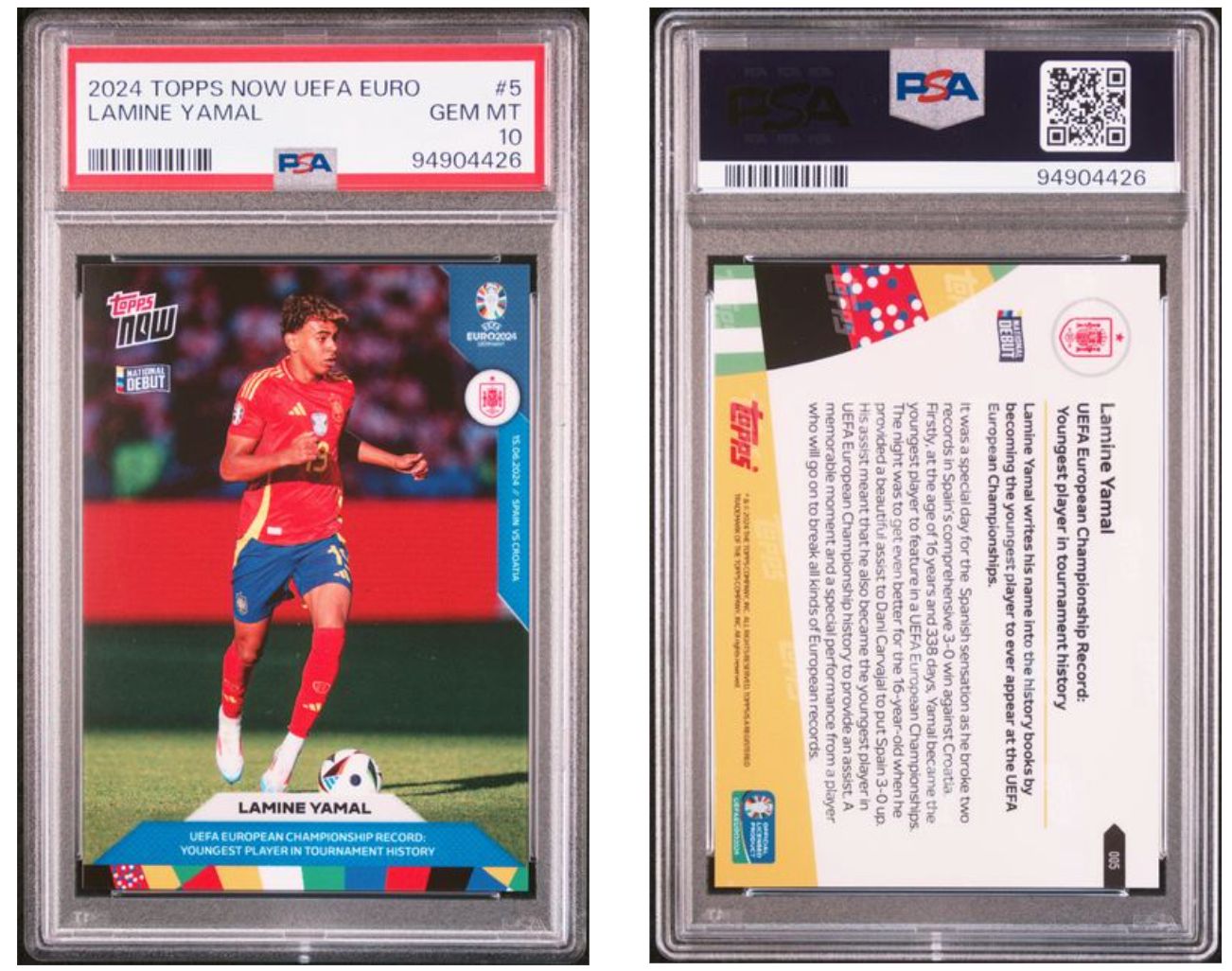 ラミン・ヤマル (Lamine Yamal) RC ルーキー PSA 10 - メルカリ