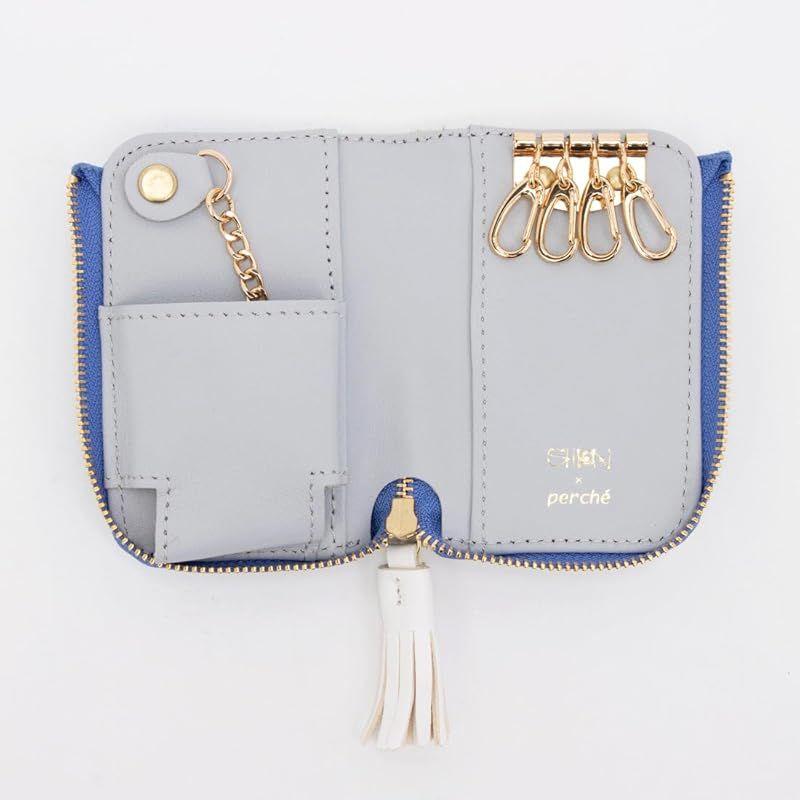 ペルケ 高嶋シオンコラボ スマートキーケース 80-06-00111 BL F