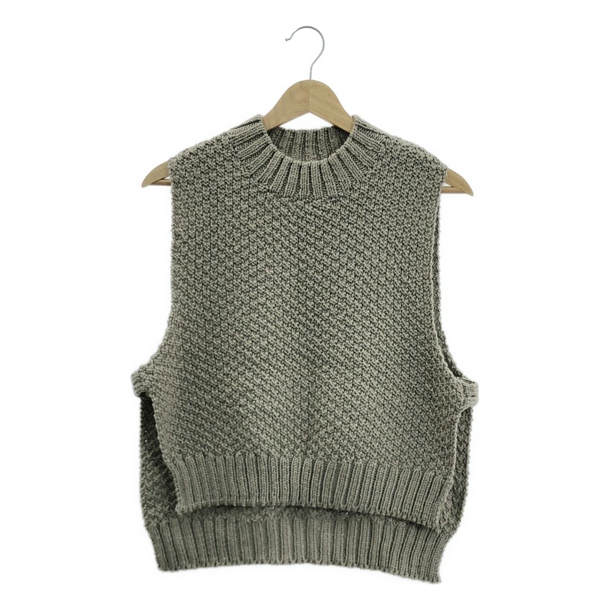 TORICI / トリチ | 手編み かのこ ニットベスト | F | ベージュ | レディース TORICI / トリチ | 手編み かのこ ニットベスト | F | ベージュ