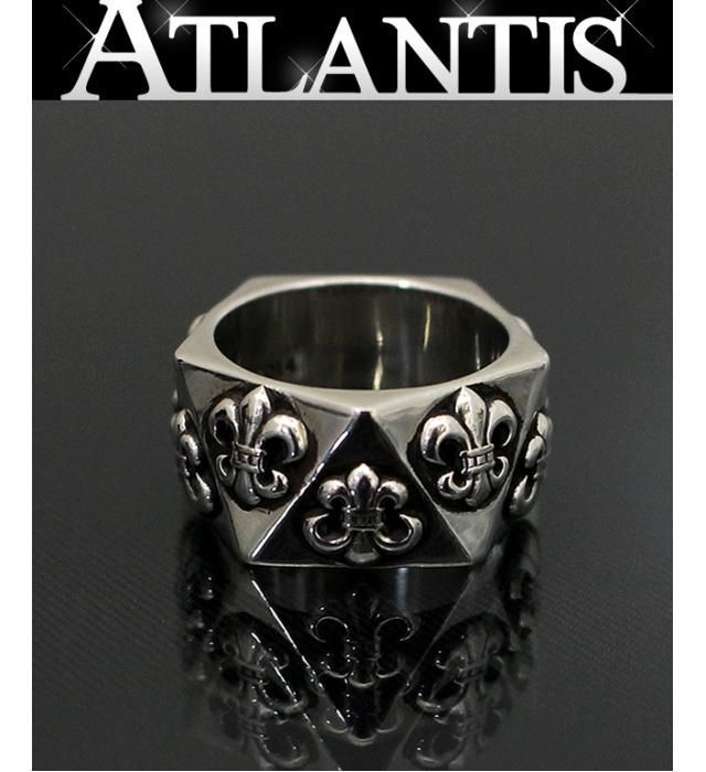 銀座店 クロムハーツ インボイス付き ペンタゴン BSフレア 指輪