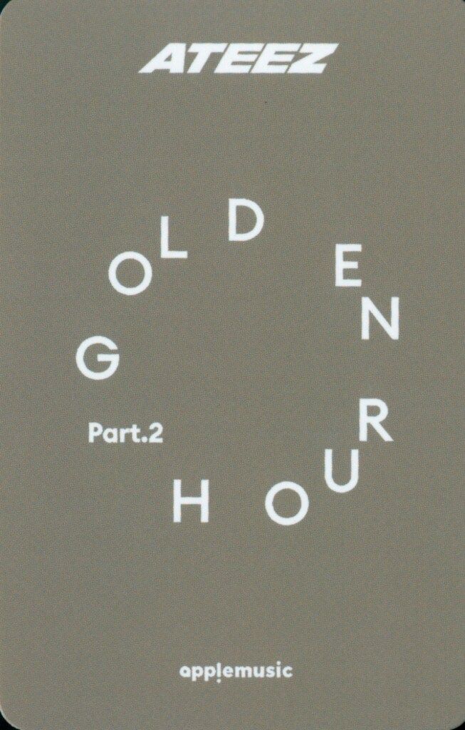 ATEEZ Apple Music SEONG HWA GOLDEN HOUR Part.2