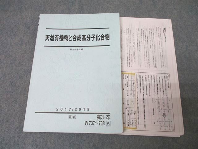 駿台 天然有機物と合成高分子化合物 山下先生担当 駿台 化学 天然有機物と合成高分子化合物 テキスト 2017 直前