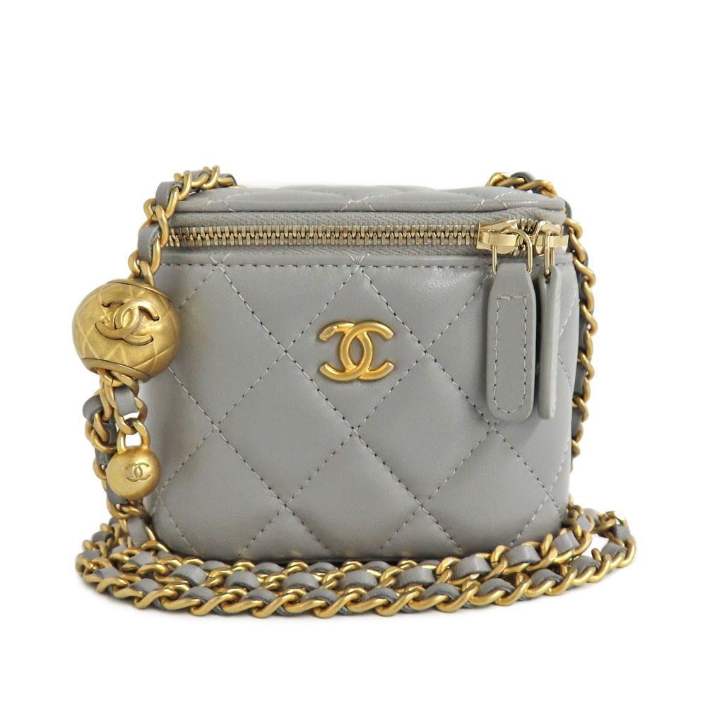 シャネル CHANEL スモールバニティバッグ AP1447 ピンク GD金具