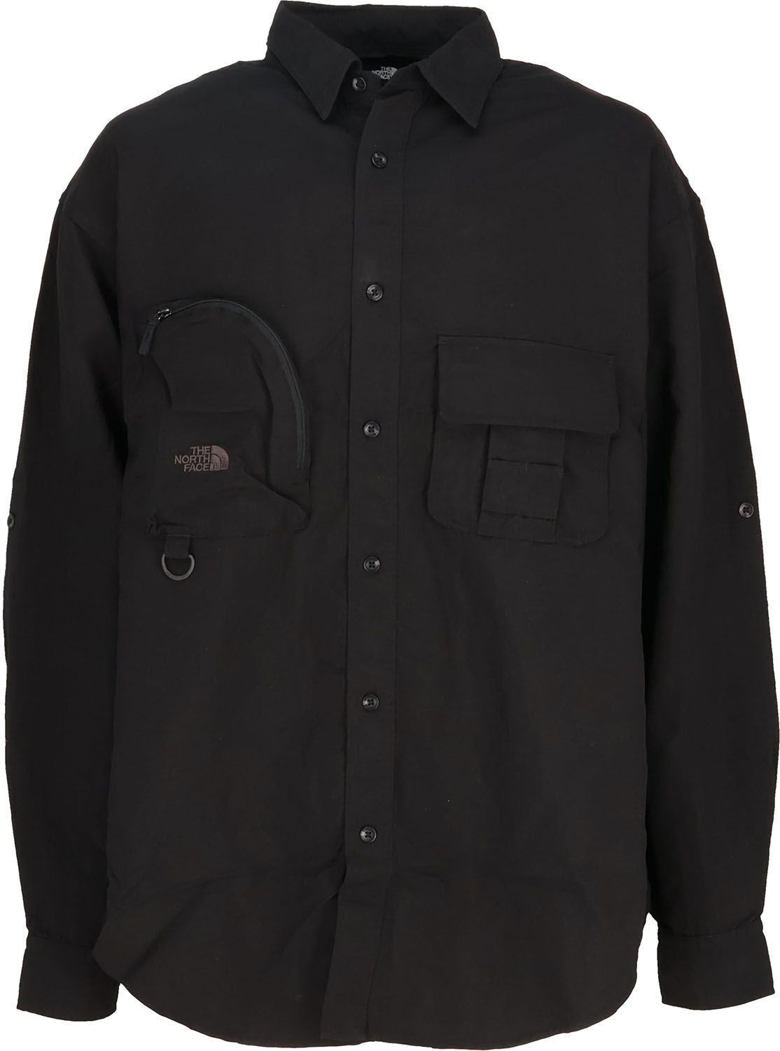 ザ ノース フェイス THE NORTH FACE アウトドア ロングスリーブフィールドユーティリティシャツ LS FIELDUTLT SHIRT メンズ レディース シャツ 登山ウェア 襟付きシャツ 軽量 コットンライク NR12530 K ブラック