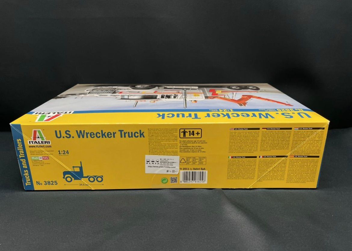 IT3825 1/24 アメリカ レッカー車 U.S. Wrecker Truck プラモデル