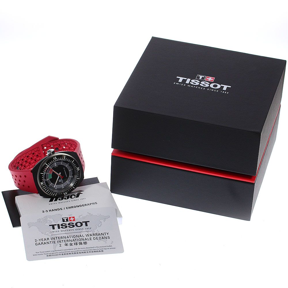 ティソ TISSOT T145.407.97.057.02 シデラル デイト 自動巻き メンズ極美品箱・保証書付き_783042 - メルカリ