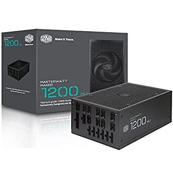 非常に良い CoolerMaster 国産 80 Plus Titanium認証 1200W ATX電源ユニット MasterWatt Maker 1200 MIJ 型番 MPZ-C002-AFBAT-JP
