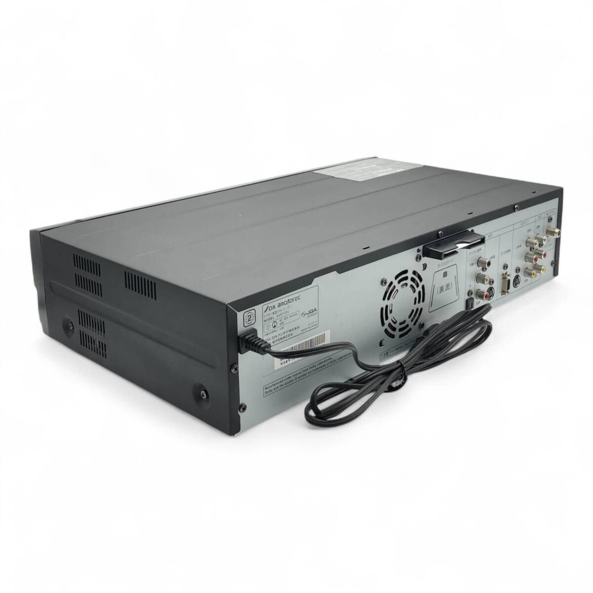DX BROADTEC DVD/VHSレコーダー DXR170V DX BROADTEC DVD/VHSレコーダー DXR170V DXアンテナ、復活したVHS