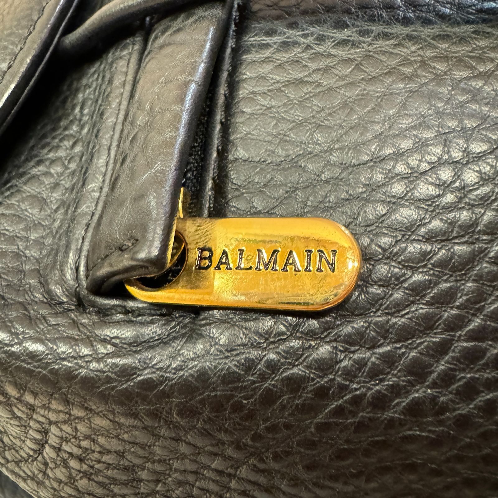 Pierre Balmain ピエールバルマン リュックサック バックパック シボ革 