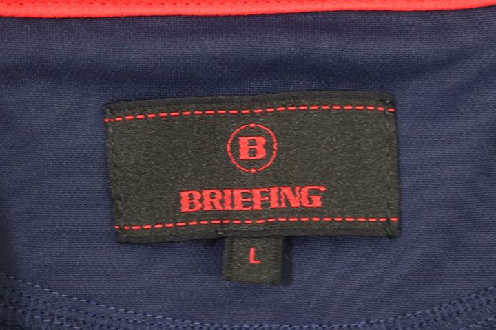 中古】 BRIEFING メンズポロシャツ L MS TOUR POLO BRIEFING L