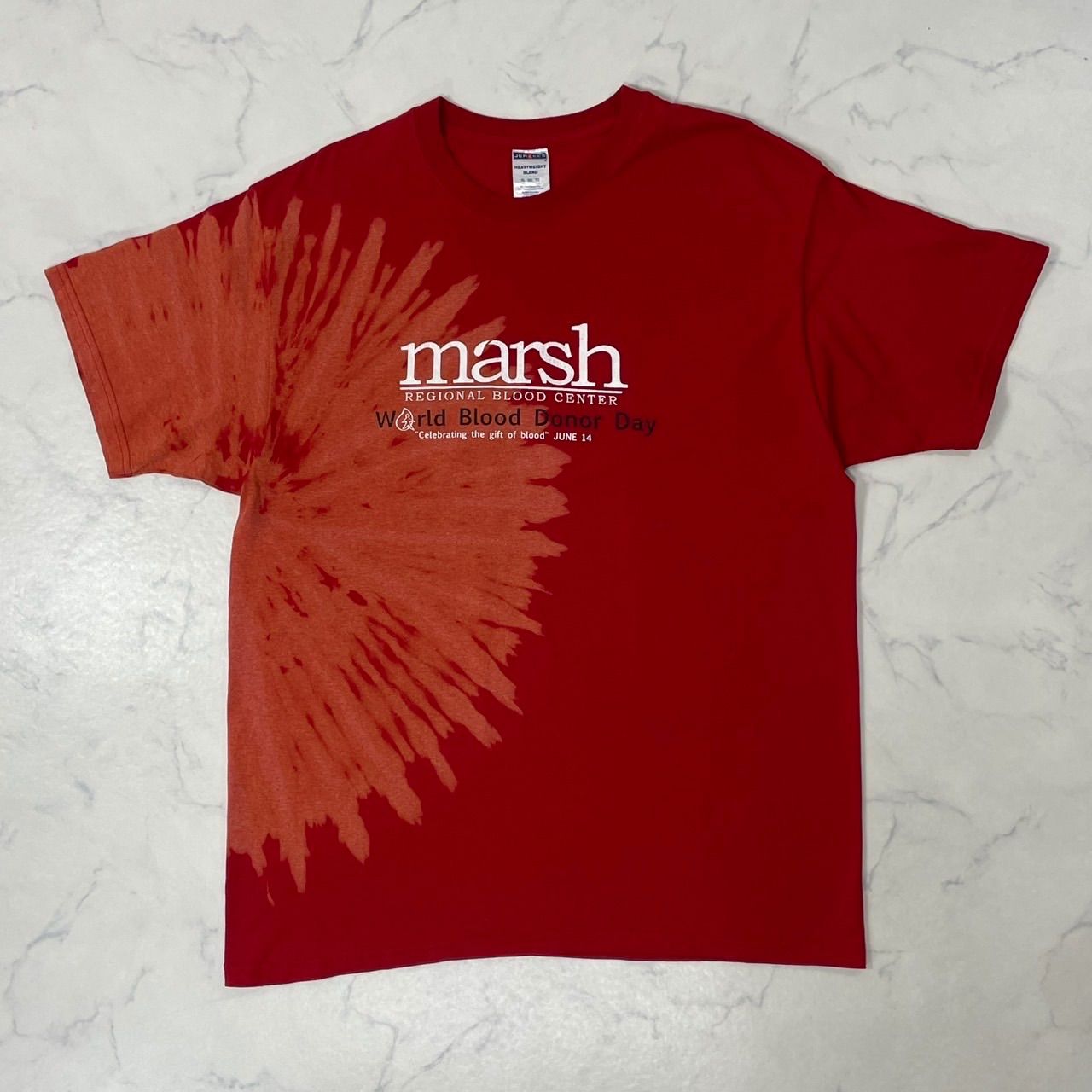 半袖Tシャツ アート 両面 プリント クルーネック 大きいサイズ 一点物 