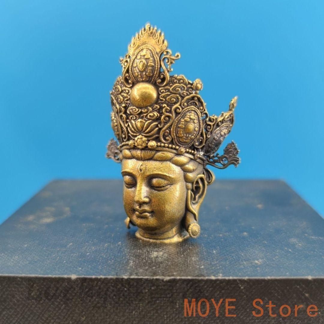 銅 細工 仏教美術 玄奘参詣準提菩薩仏像 禅意茶道 置物 装飾品 工芸品 置物 銅 細工 仏教美術 玄奘参詣準提菩薩仏像 禅意茶道 置物 装飾品