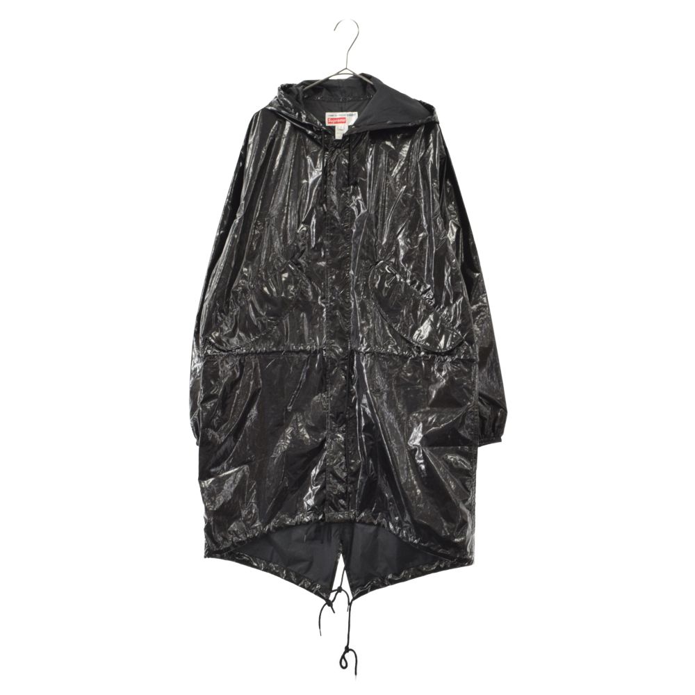 SUPREME (シュプリーム) 17SS×COMME des GARCONS SHIRT Fishtail Parka コムデギャルソン  フィッシュテールモッズコート ロングコート ブラック - メルカリ