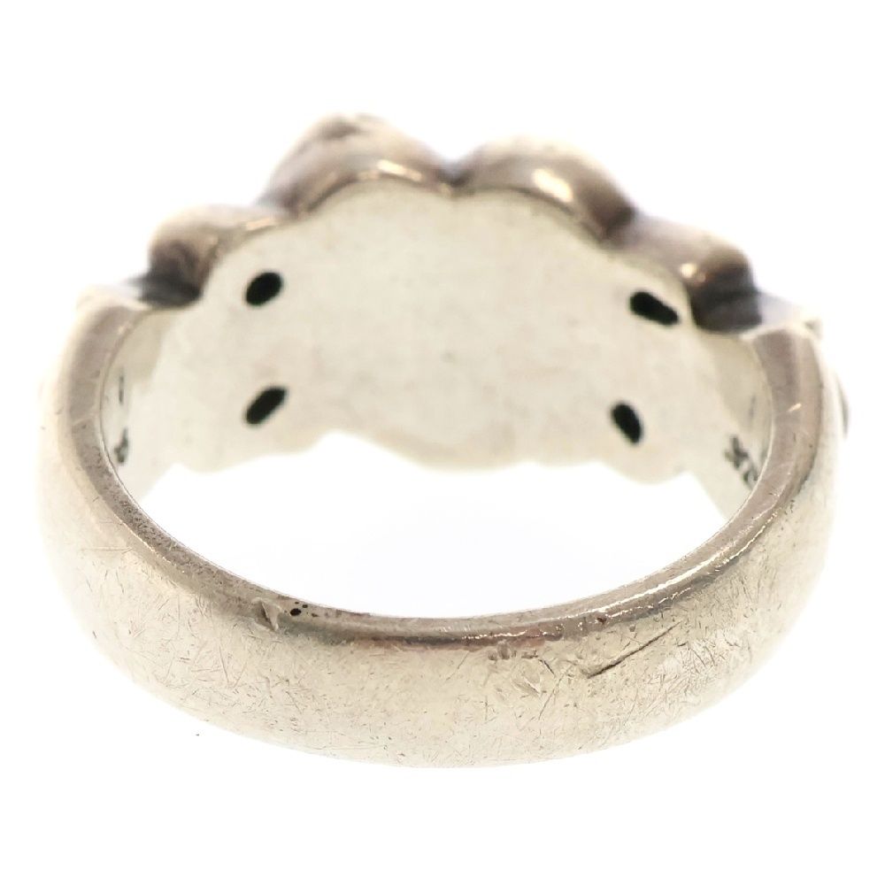 CHROME HEARTS (クロムハーツ) CRS HRT RING フローラルクロス