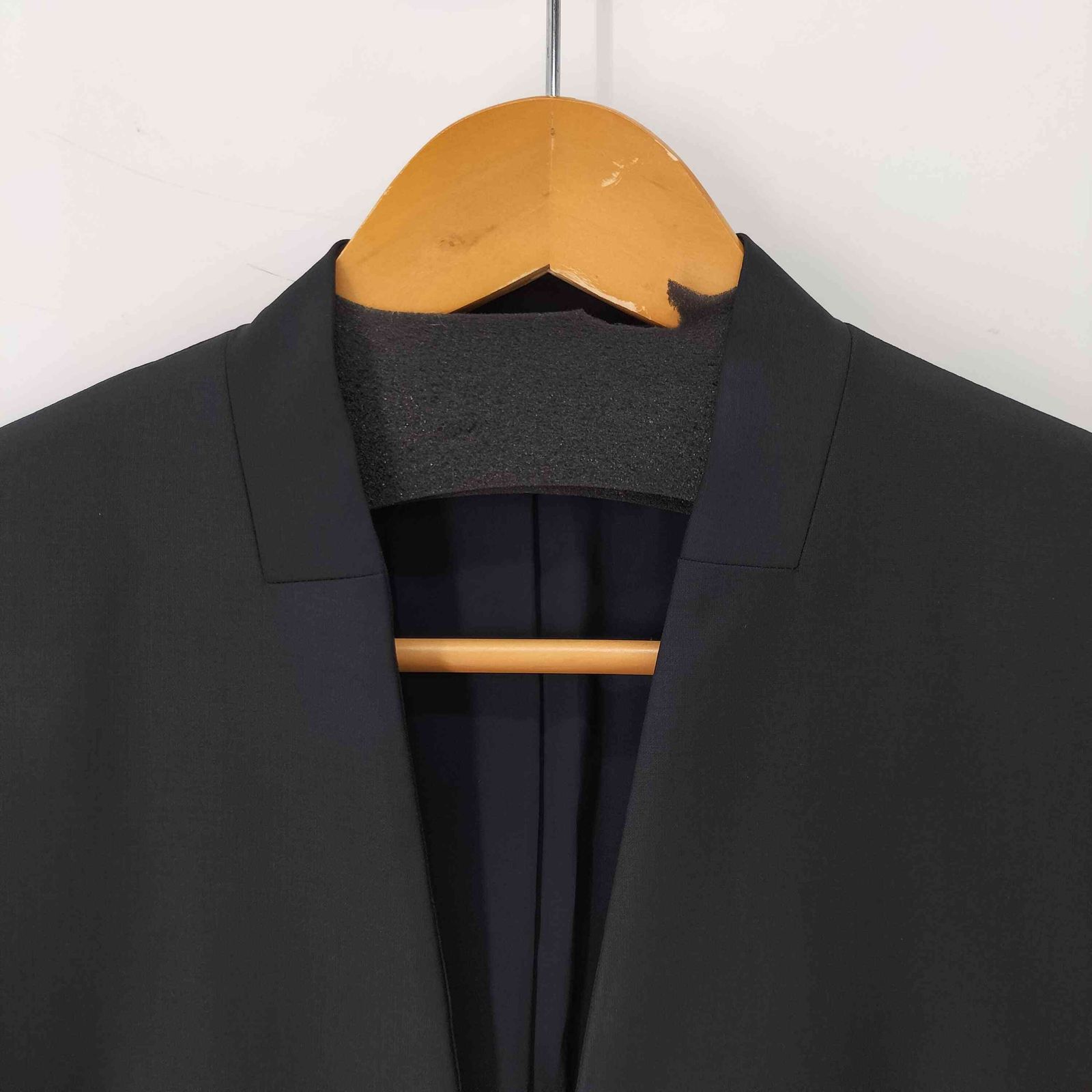 【美品】セオリーリュクス　ノーカラー　ジャケット　DONNA 美品 日本製 セオリーリュクス LIFT DONNA.A ノーカラー