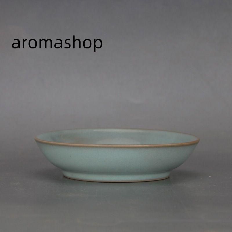 宋汝窯青釉人面硯 景徳鎮 陶磁器 装飾品 現代工芸品 美術品 置物 宋汝窯青釉人面硯 景徳鎮 陶磁器 装飾品 現代工芸