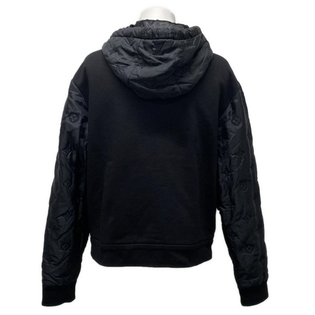 LOUIS VUITTON ルイヴィトン ブルゾン サイズS レディース ハイブリッドジップシグネチャーフーディ 1AFJF8 RM241 FWC HQY68W 黒 コットン