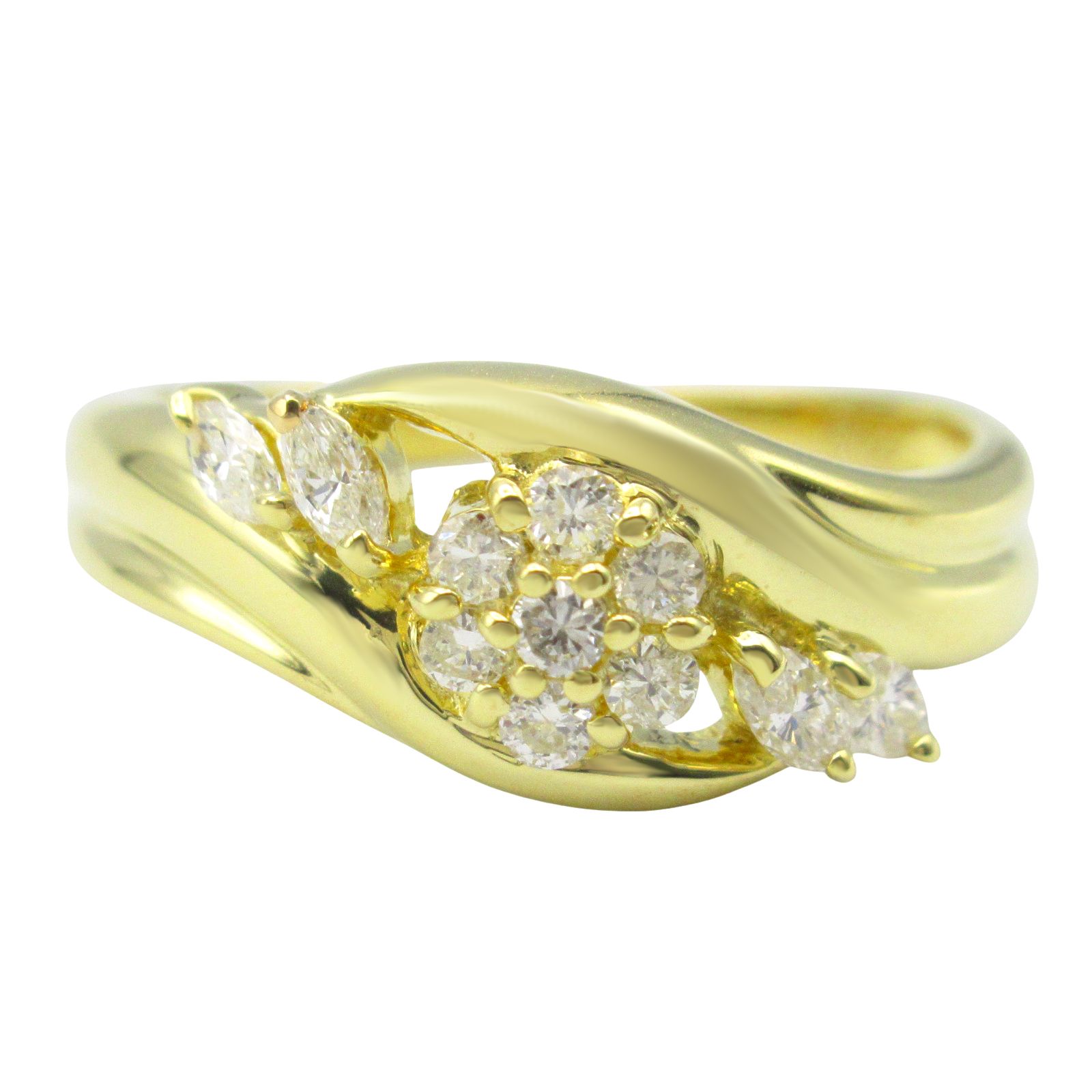 ジュエリー JEWELRY リング・指輪 ダイヤ リング ﾀﾞｲﾔ 3.9g #10.5 K18  