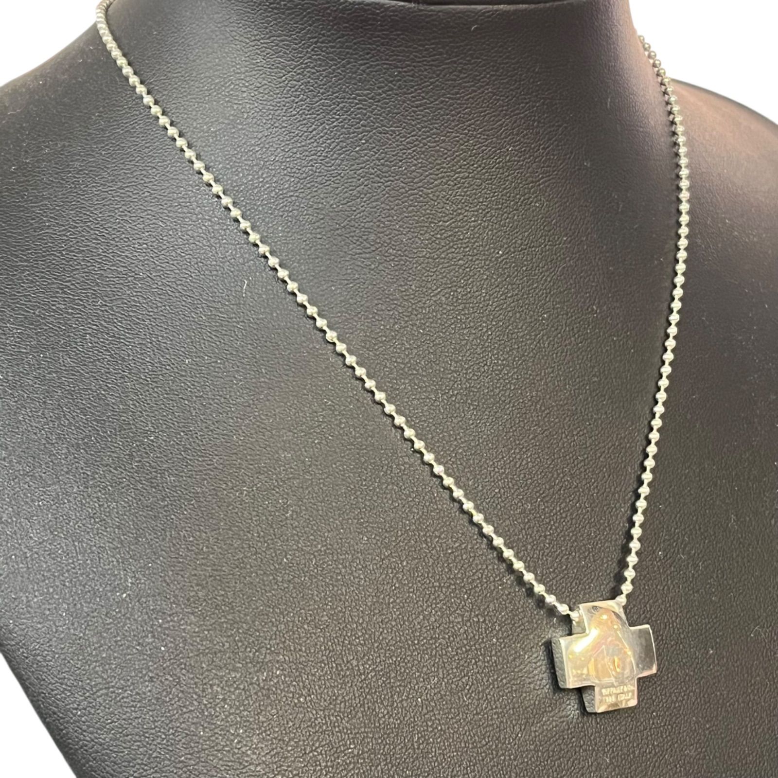 ティファニー　ローマンネックレスシルバー925 ペンダントネックレス 新品仕上げ済◇ティファニー ローマンクロス ネックレス 925