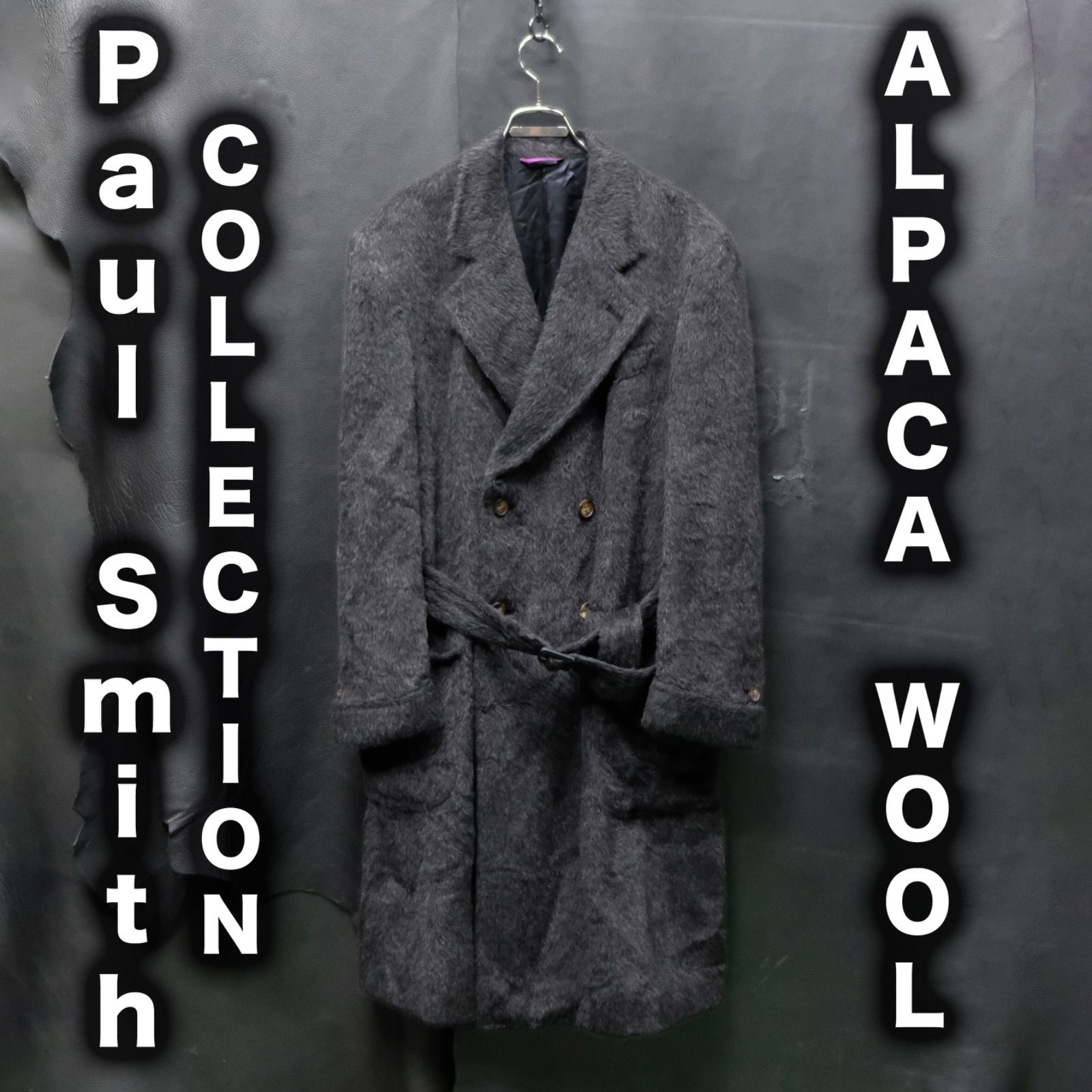 Paul Smith ポールスミス アルパカ100% ダブル チェスターコート Paul Smith ポールスミス アルパカ100% ダブル チェスターコート