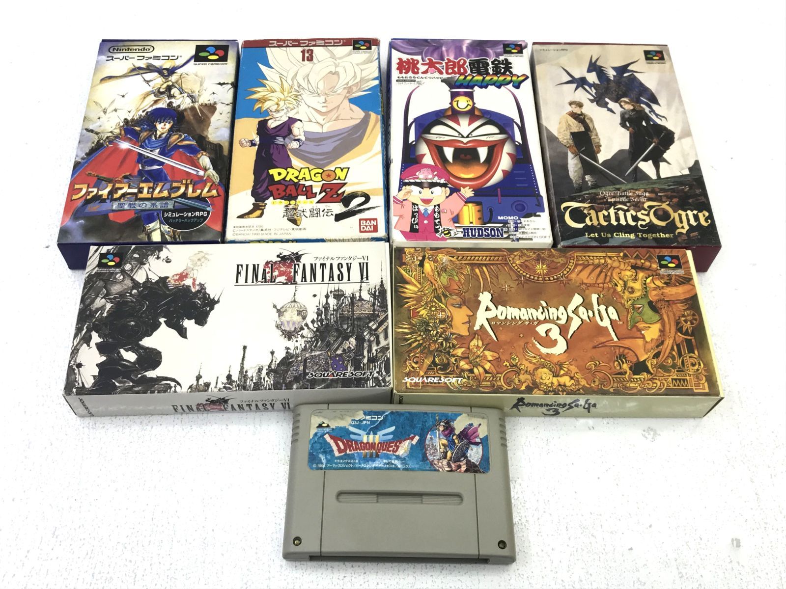 スーパーファミコン 本体&ソフト7本 セット スーパーファミコン本体＋