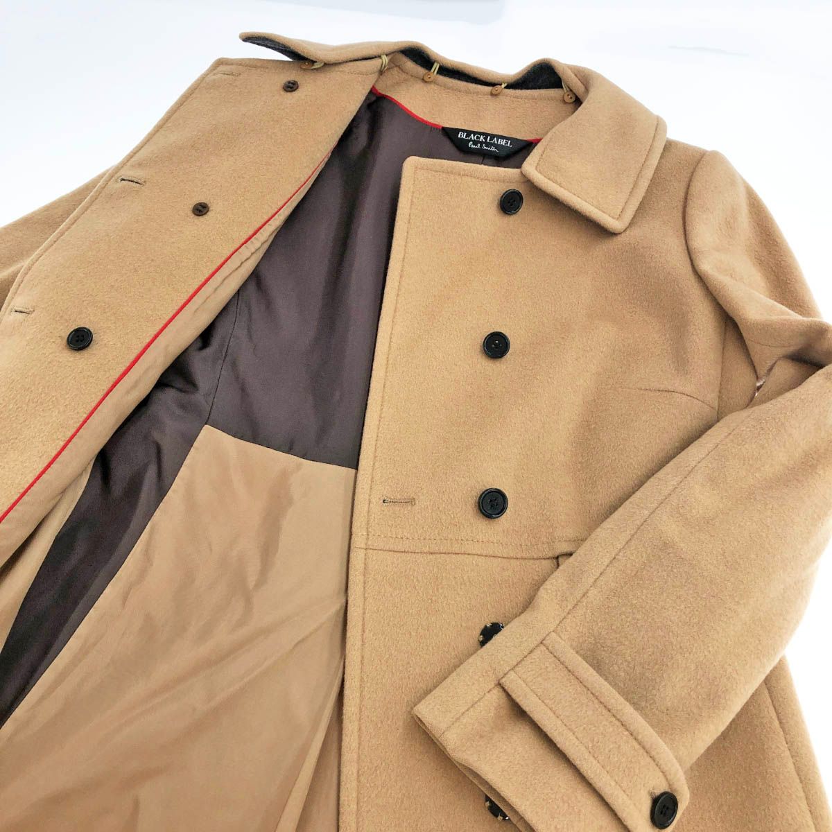 良好 Paul Smith BLACK ポールスミスブラック ロングコート サイズ:40 