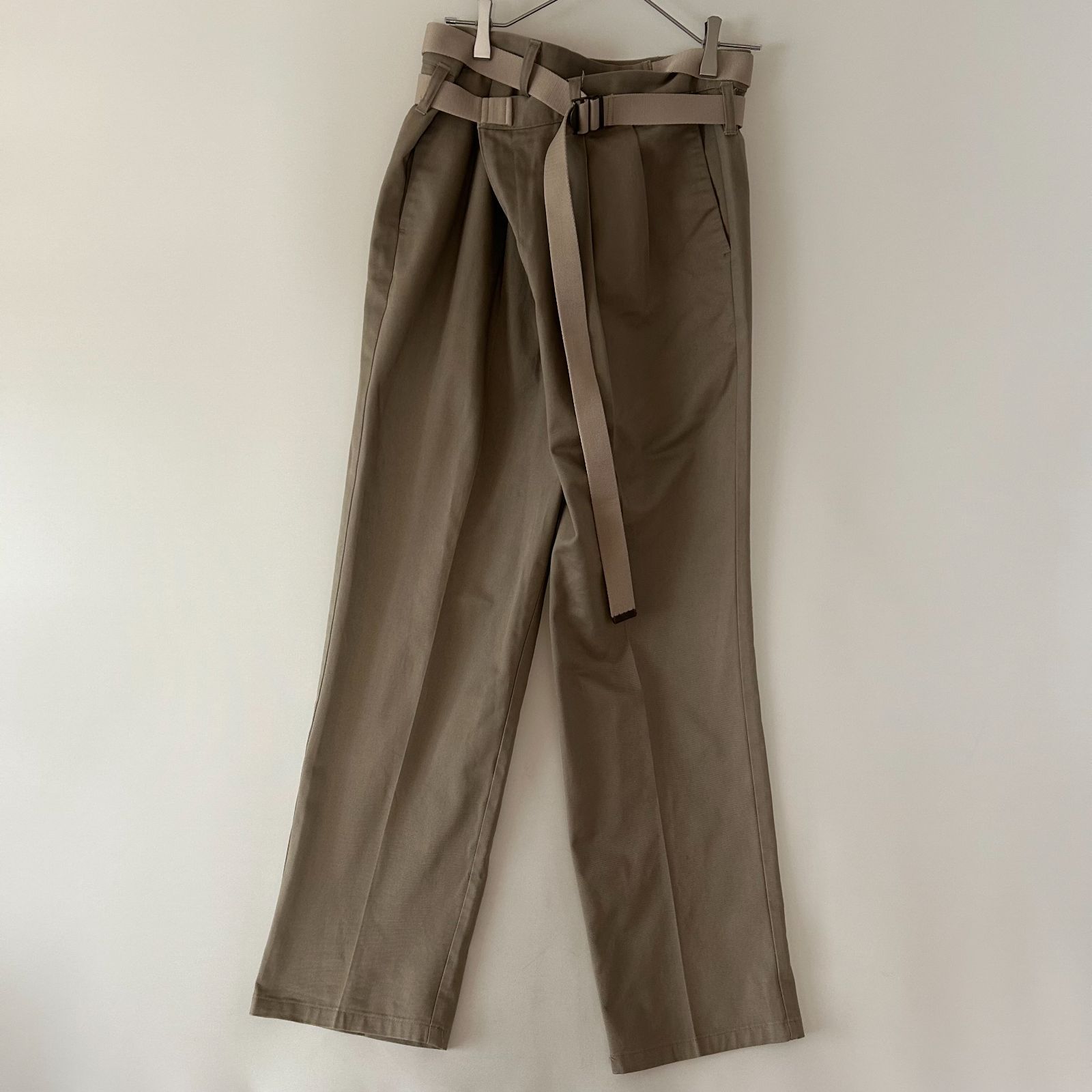 MAISON EUREKA メゾンエウレカ VINTAGE REWORK CHINOS ヴィンテージリワーク チノパンツ スラックス S ベージュ 070