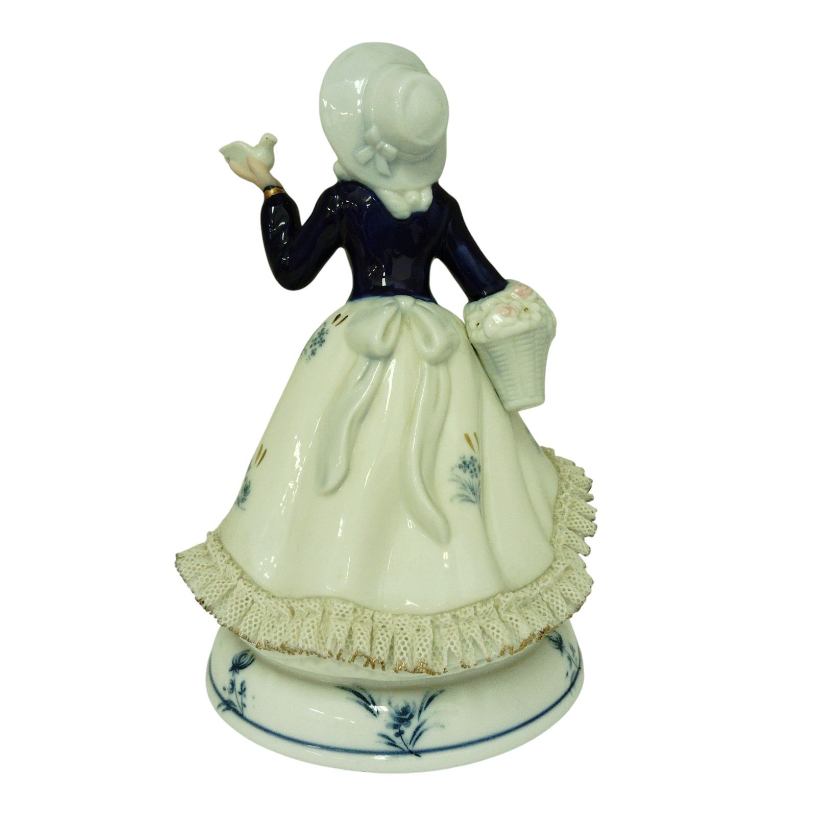 ドマン（demain）　陶器のオルゴール X08005 オルゴール人形 demain.ドマン 陶器 貴婦人 インテリア