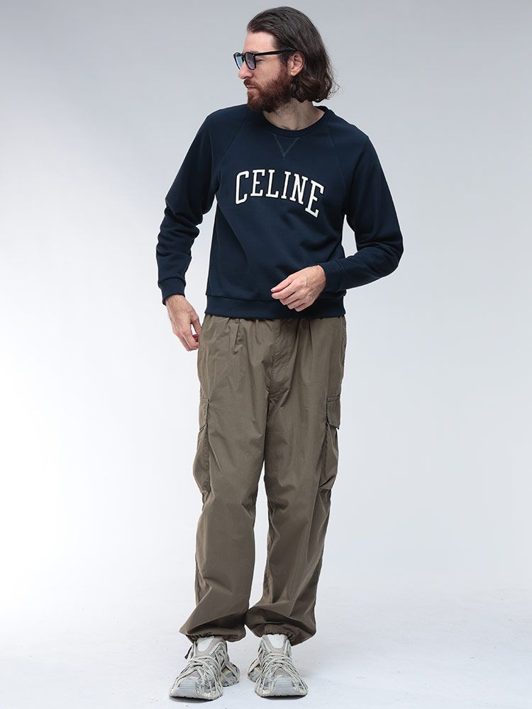 CELINE (セリーヌ) コットンフリース ロゴ スウェット