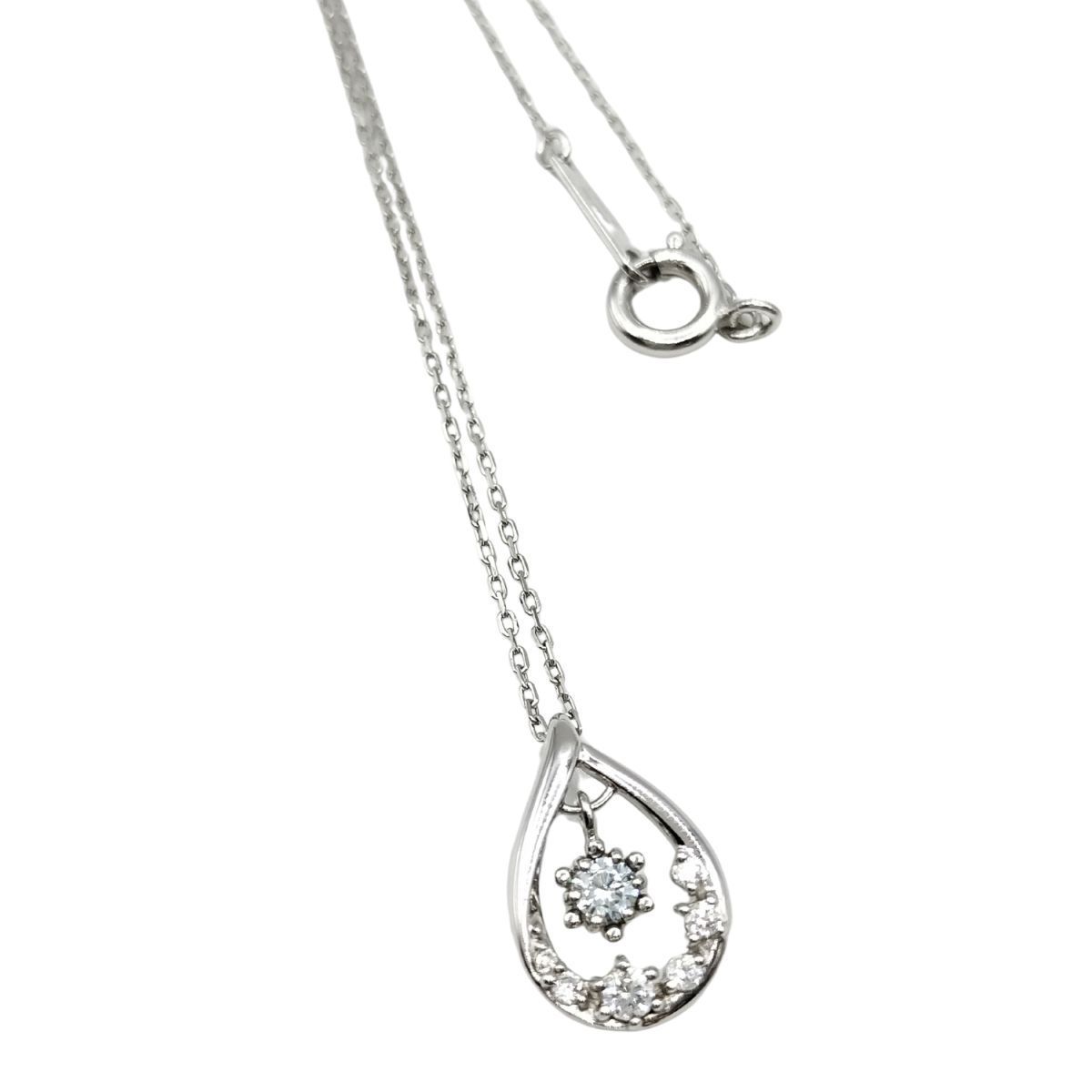 Canal4℃ カナルヨンドシー シルバー ネックレス silver しずくモチーフ