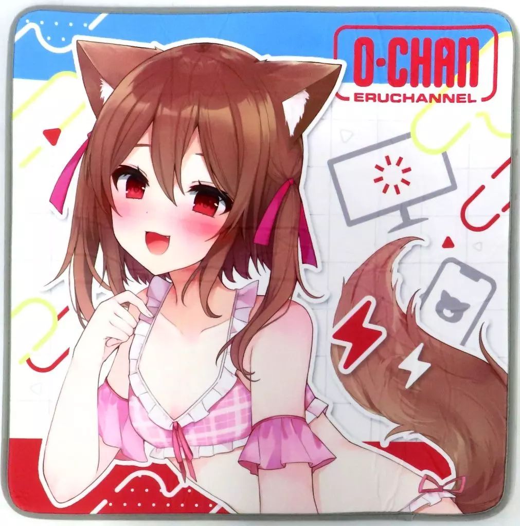 中古】雑貨 おーちゃん 描き下ろし ラグマット 「エルチャンネル