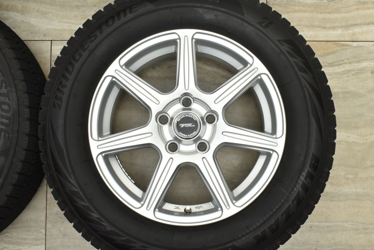 直接受渡 トップラン 16in 6.5J 38 PCD114.3 ブリヂストン ブリザック VRX2 215 65R16 アルファード ヴェルファイア エルグランド 可