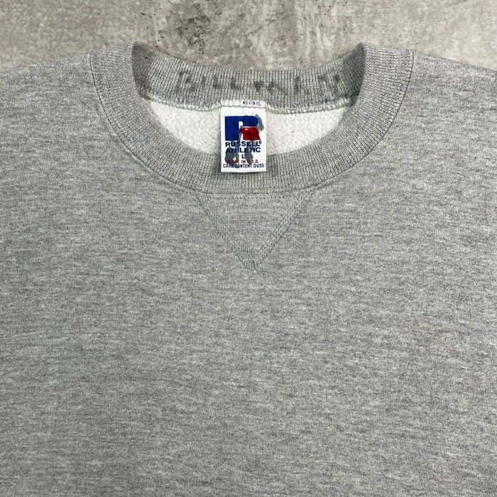 90s USA アメリカ製　RUSSEL ラッセル　無地 ブランク スウェット 90年代 USA製 RUSSELL ATHLETIC ラッセル ブランクスウェット