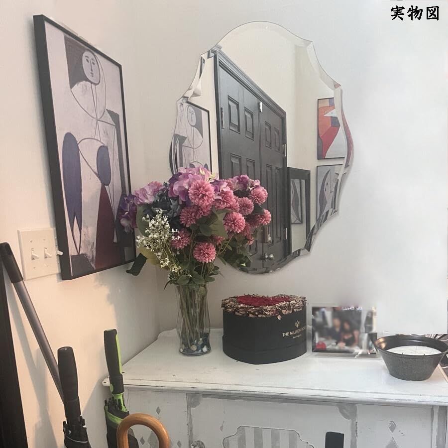 新作【激安通販】 女優ミラー リアルックミラー トイレ 姿見鏡 銀引き 玄関 ウェーブミラー ウォールミラー おしゃれ 大きい 洗面台 楕円 ミラー 化粧鏡 浴室 壁掛け 壁美人 鏡 インテリア Artloge 根強い