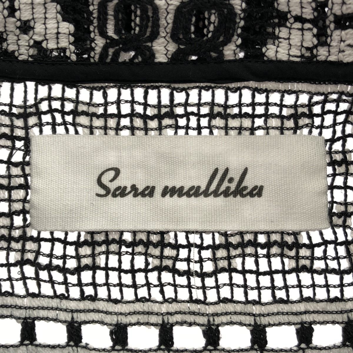 sara mallika サラ マリカ 25SS COTTON BORDER LACE TOP コットン  