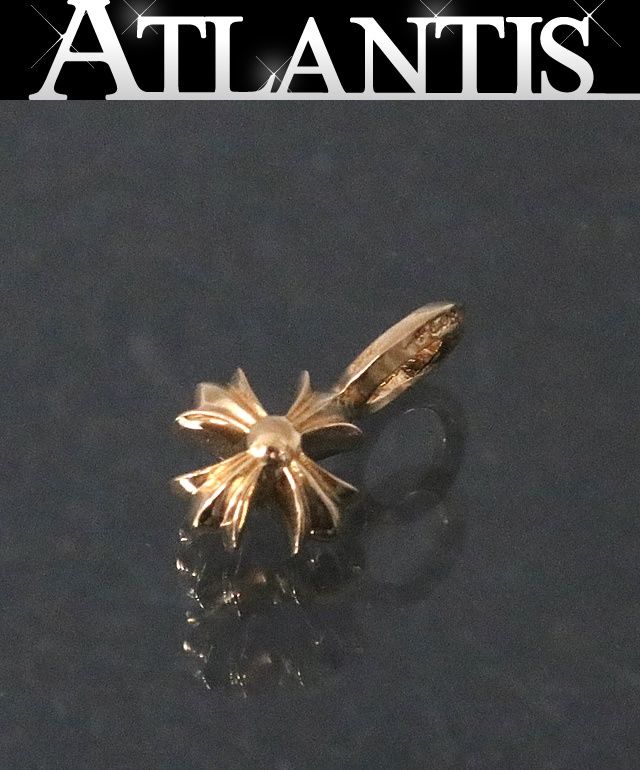 CHROME HEARTS 銀座店 新品 クロムハーツ インボイス付き 22K スタック CHプラス V2 チャーム ペンダント ゴールド 96180