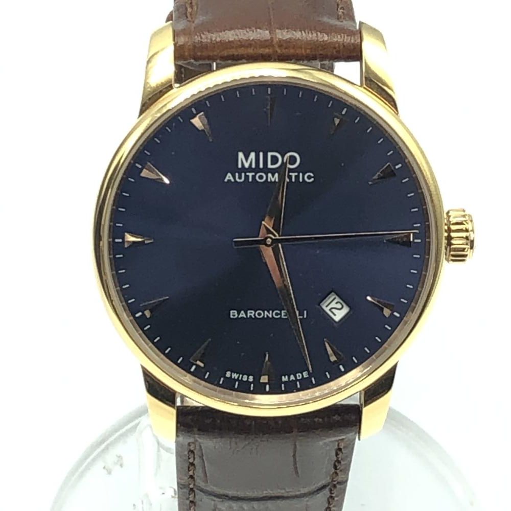 MIDO M8600B BARONCELLI ブラウン 自動巻 ミドー 17