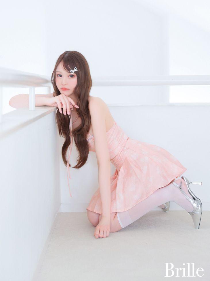 Mサイズ ピンク Brille3788 leur de brille setup dress【brille 