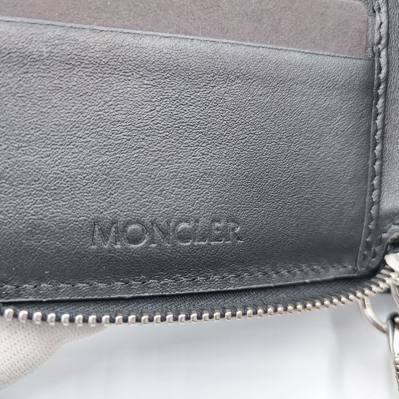 モンクレール MONCLER ミニ財布 コンパクトウォレット ブラック