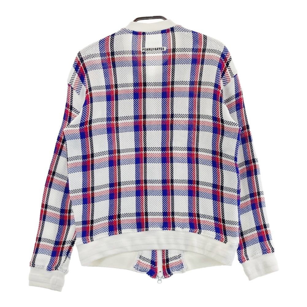 PEARLY GATES パーリーゲイツ ニット ジップジャケット 袖ロゴ