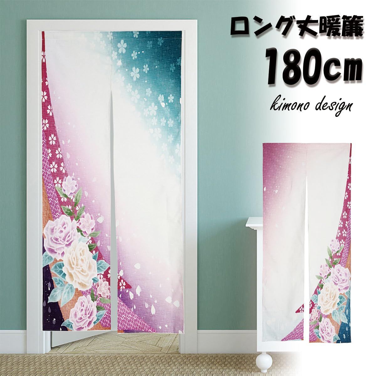 最終値下げ！希少生地！ のれん暖簾⑫ビルマ手紡ぎ手織り天然生成り布製 のれん 暖簾 ロング丈 180cm 押し入れ クローゼット 脱衣所 棚 玄関