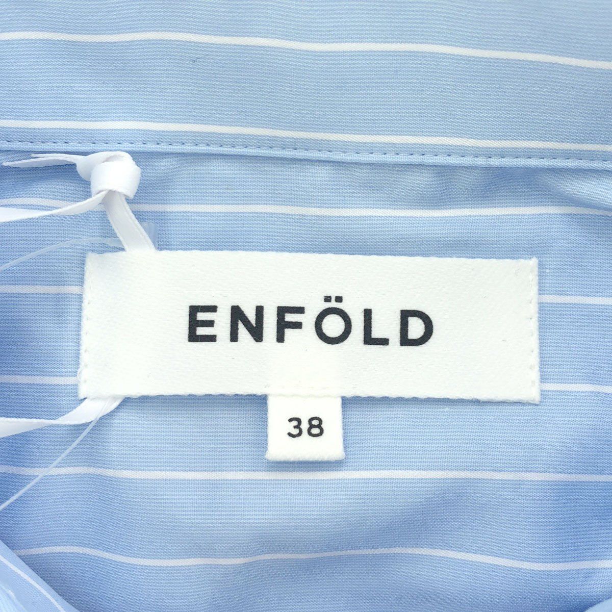 ENFOLD エンフォルド 25SS RANDOM TUCK SHIRT マットストライプ  