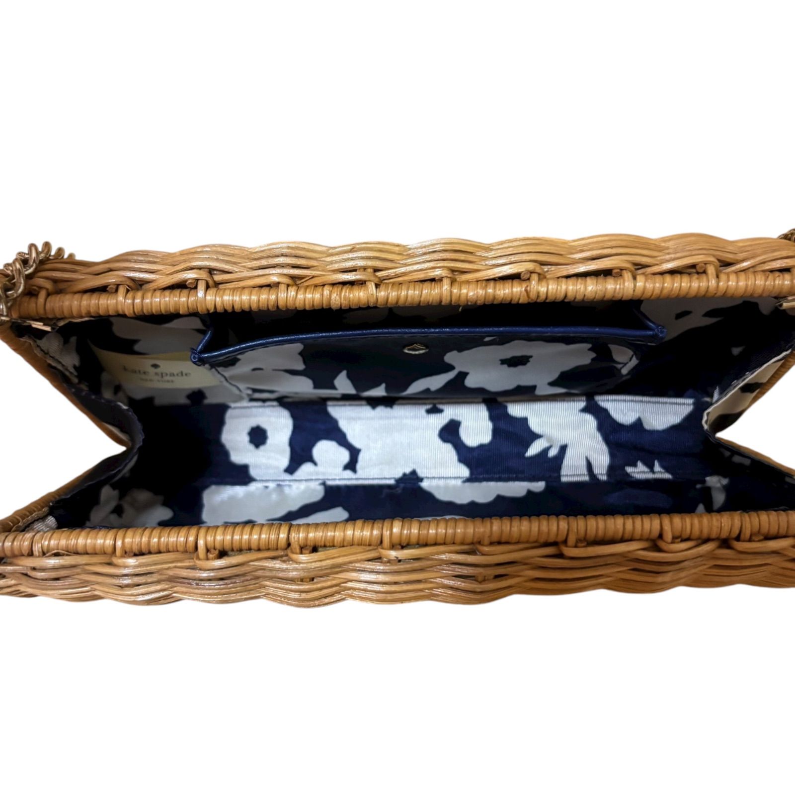 RE196 kate spade new york ケイトスペード かごバッグ ハンドバッグ