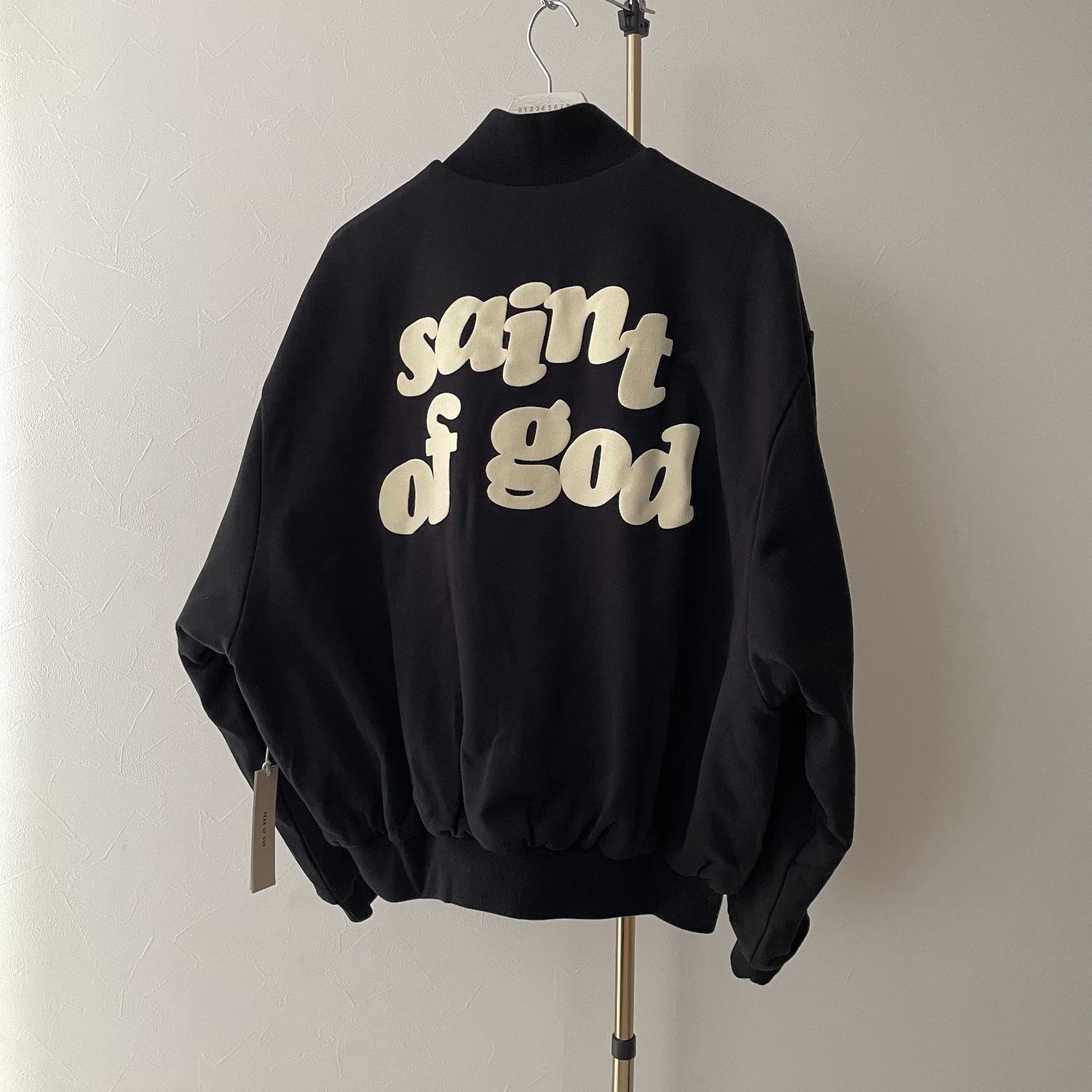 新品/正規品】Fear of god x SAINT Mxxxxxx コラボ Varsity jacket 