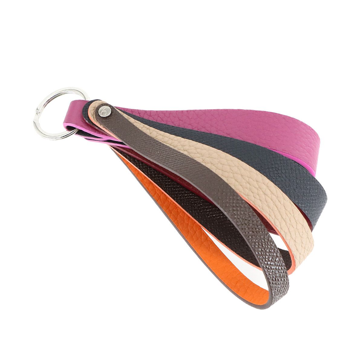 【新品・未使用】HERMES レザーキーホルダー H型 org.jpg